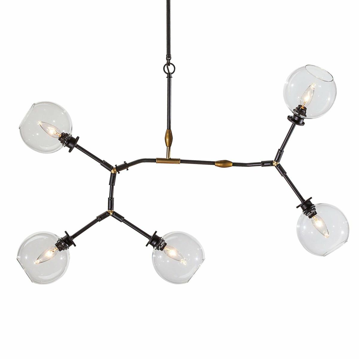 Office Lighting |  Adjustable Steel And Clear Glass Pendant Light Office Decor Office Lighting