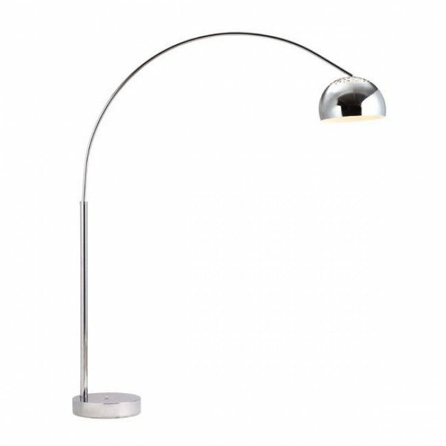 Office Lighting |  Dramatic Arched Chrome Floor Lamp Office Decor Office Lighting