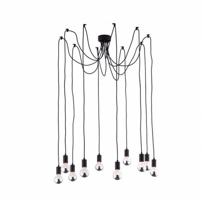 Office Lighting |  Neo-Classical Draping Bare Bulb Chandelier Office Decor Office Lighting