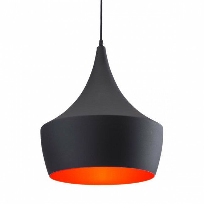 Office Lighting |  Sleek Black & Copper Hanging Ceiling Lamp Office Decor Office Lighting