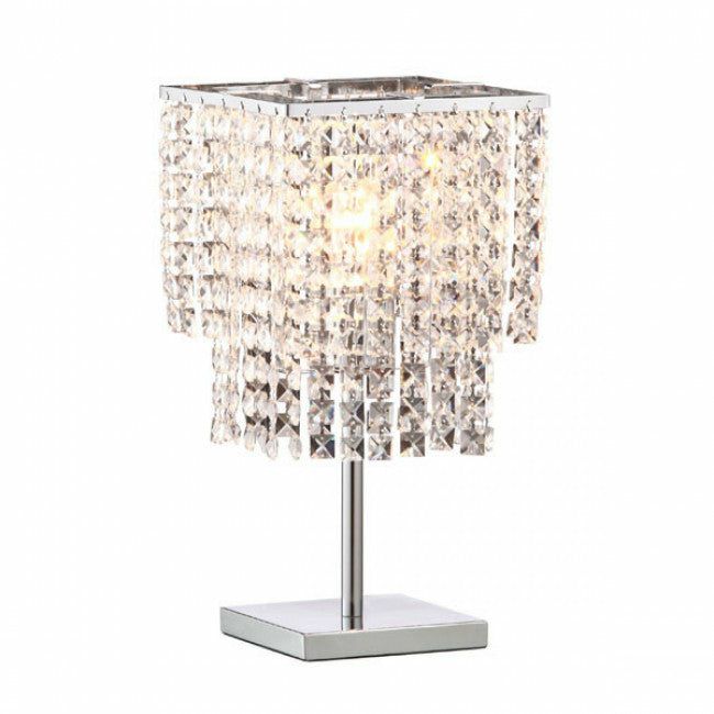 Office Lighting |  Sophisticated Glittering Crystal Table Lamp Office Decor Office Lighting