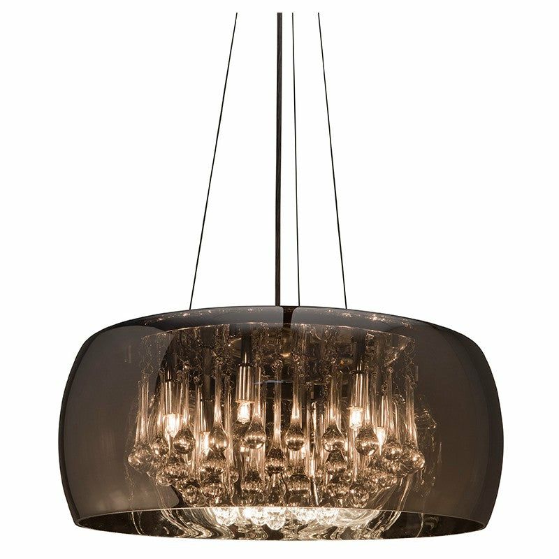 Office Lighting |  Stunning Crystal And Glass Pendant Light Office Decor Office Lighting