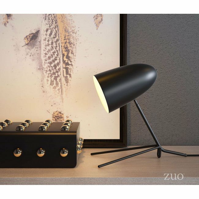 Office Lighting |  Unique & Sleek Tripod-Style Office Desk Lamp In Black Office Decor Office Lighting